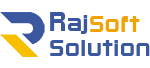 rajsoft logo blue