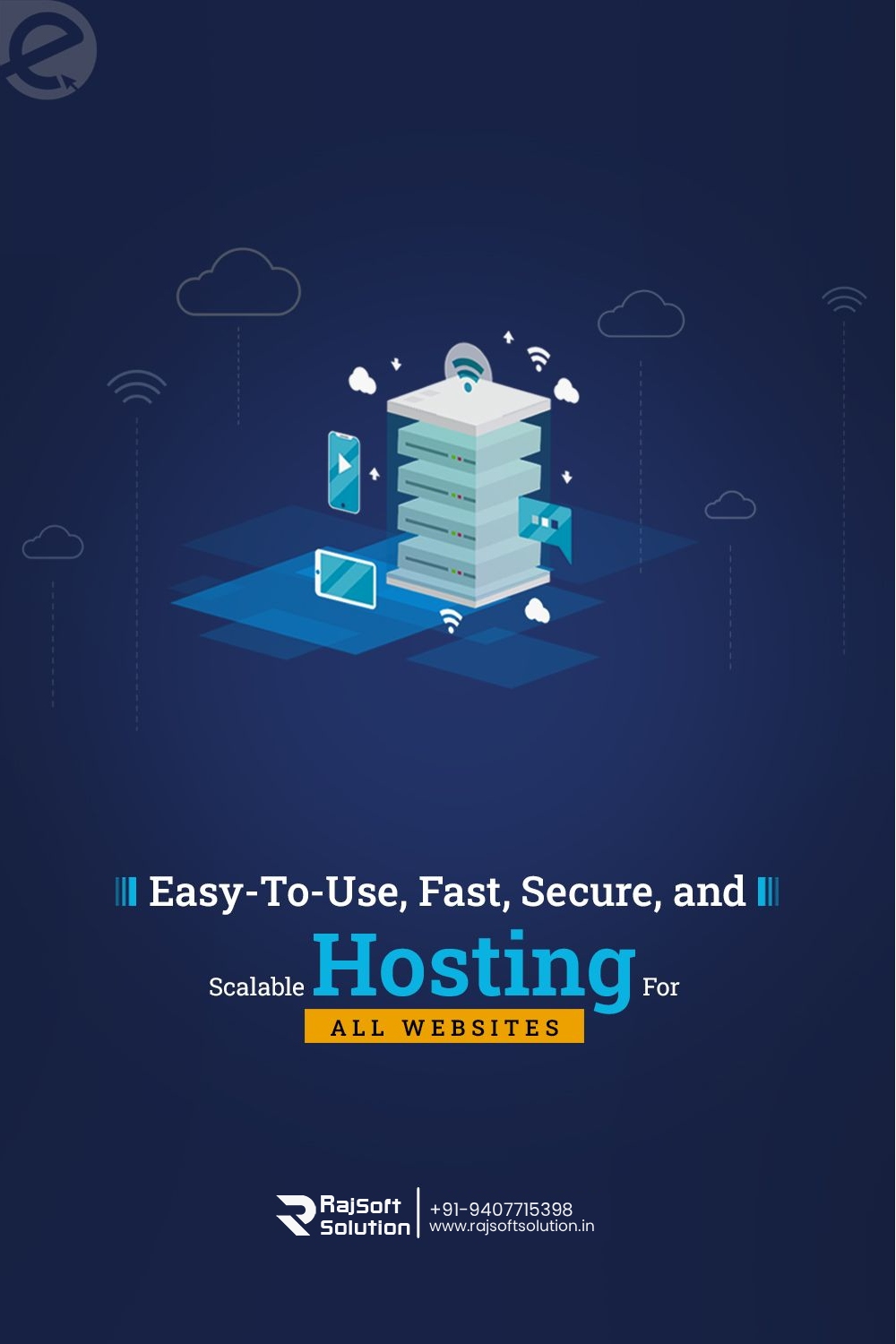 web hosting image by raj soft solution